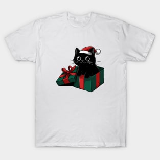 Christmas Gift Cat T-Shirt